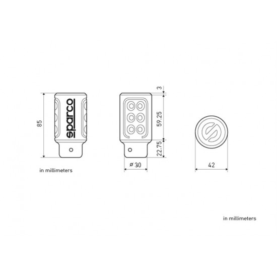 ΛΕΒΙΕΣ ΤΑΧΥΤΗΤΩΝ ALUMINIUM RACING MODEL UNIVERSAL SPARCO 