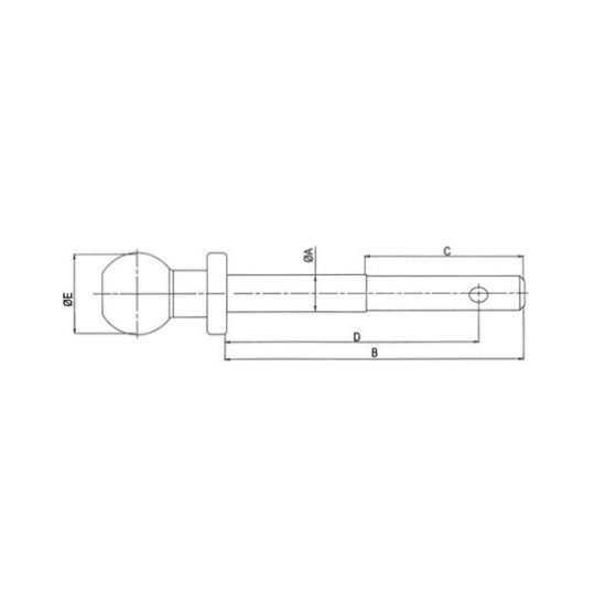 ΜΠΙΛΙΑ ΤΡΕΙΛΟΡ 2" ΜΕ ΠΙΡΟ 25x160mm