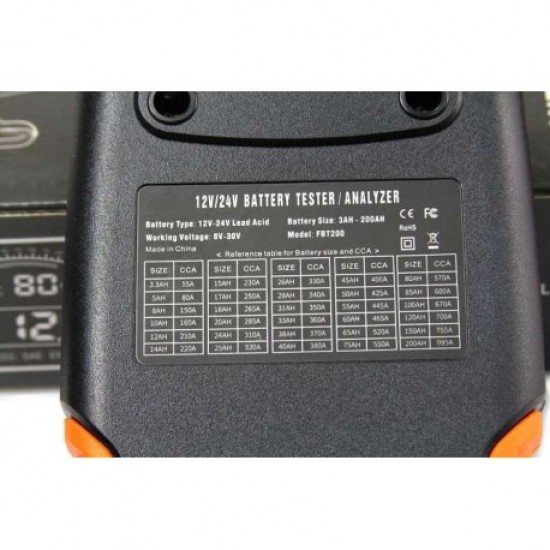 ΗΛΕΚΤΡΟΝΙΚΟ ΔΙΑΓΝΩΣΤΙΚΟ ΜΠΑΤΑΡΙΩΝ 12 / 24VOLT