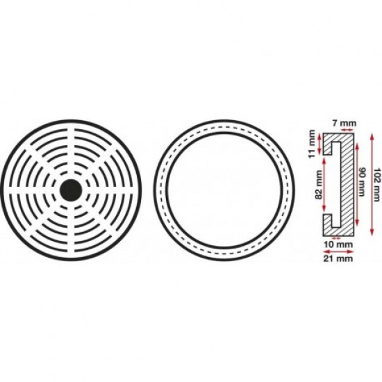 ΚΑΛΥΜΜΑ ΔΙΚΟΛΩΝΟΥ ΑΝΥΨΩΤΙΚΟΥ 100 / 80 mm