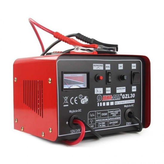 ΦΟΡΤΙΣΤΗΣ - ΕΚΚΙΝΗΤΗΣ ΜΠΑΤΑΡΙΩΝ INVERTER 12 / 24 volt 180 Amper